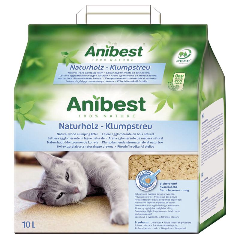 Anibest Naturholz Katzenstreu zu TOP-Preisen