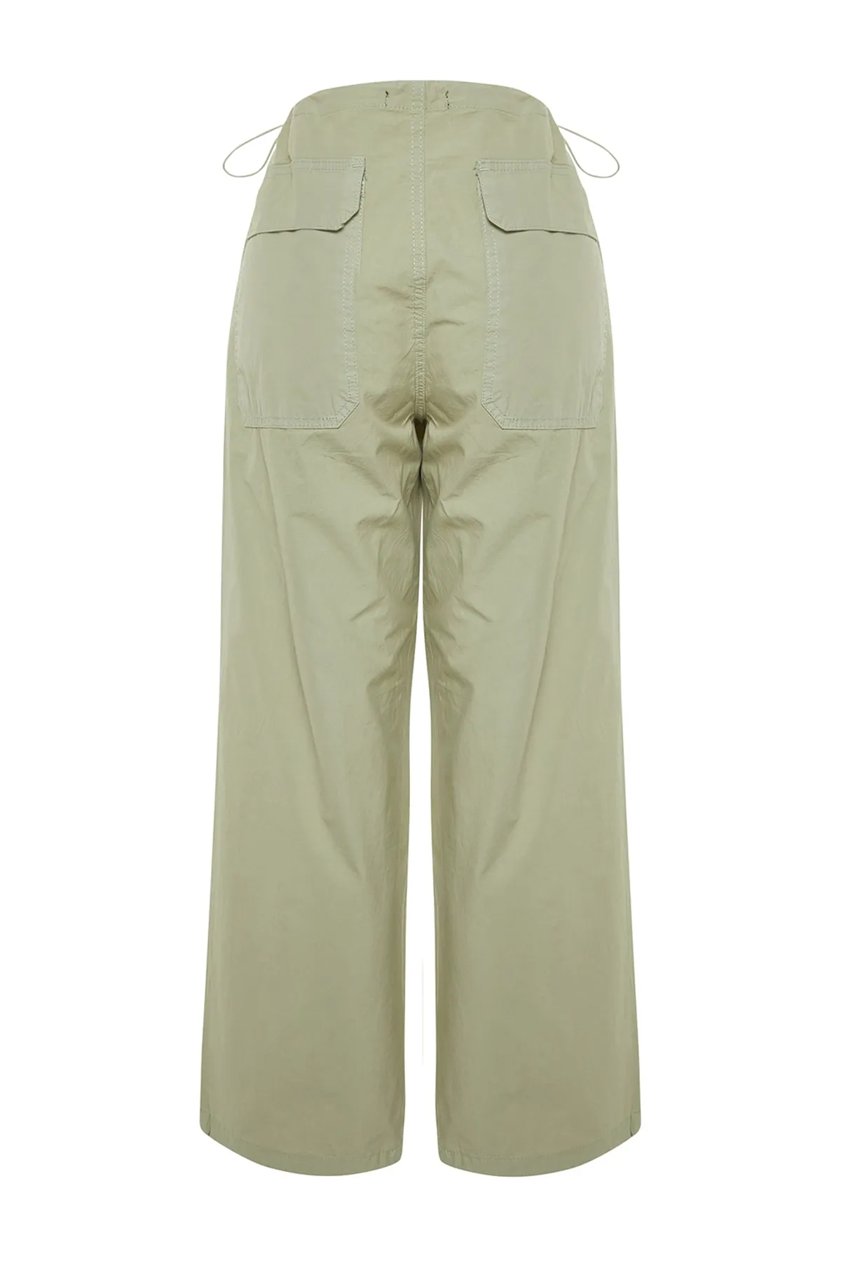 Trendyol Collection  Mint Stopped Fallschirmhose mit normaler Taille TWOAW23JE00738