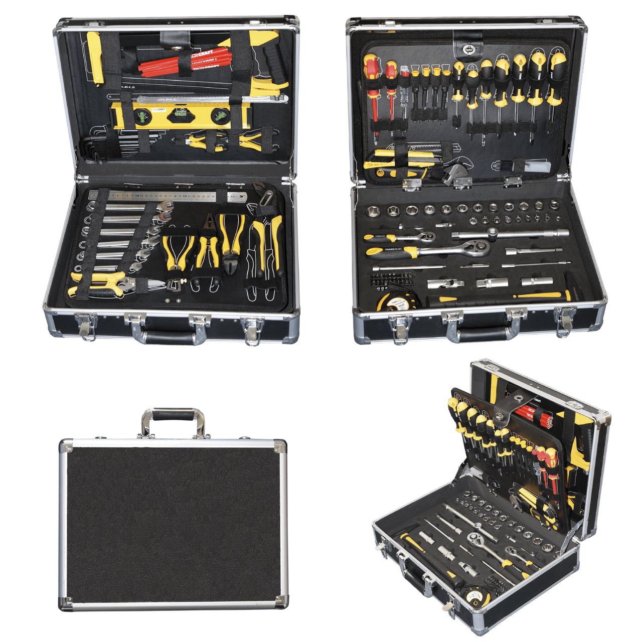 TECH-CRAFT Werkzeugkoffer 130 tlg.