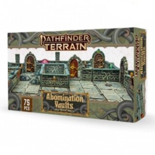 Dungeons & Lasers Pathfinder Terrain: Abomination Vaults Half-Height walls (EN)