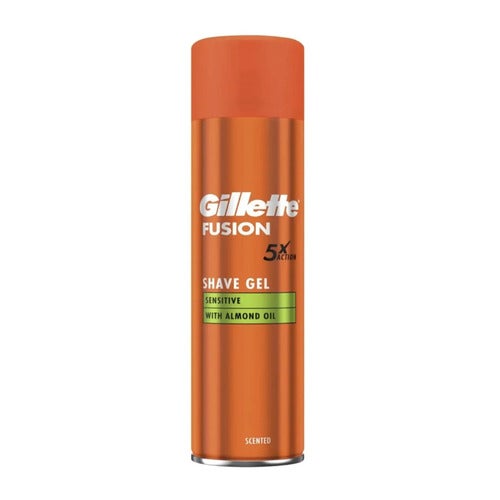 Gillette Fusion Hydra Sensitive gél na holenie 200 ml