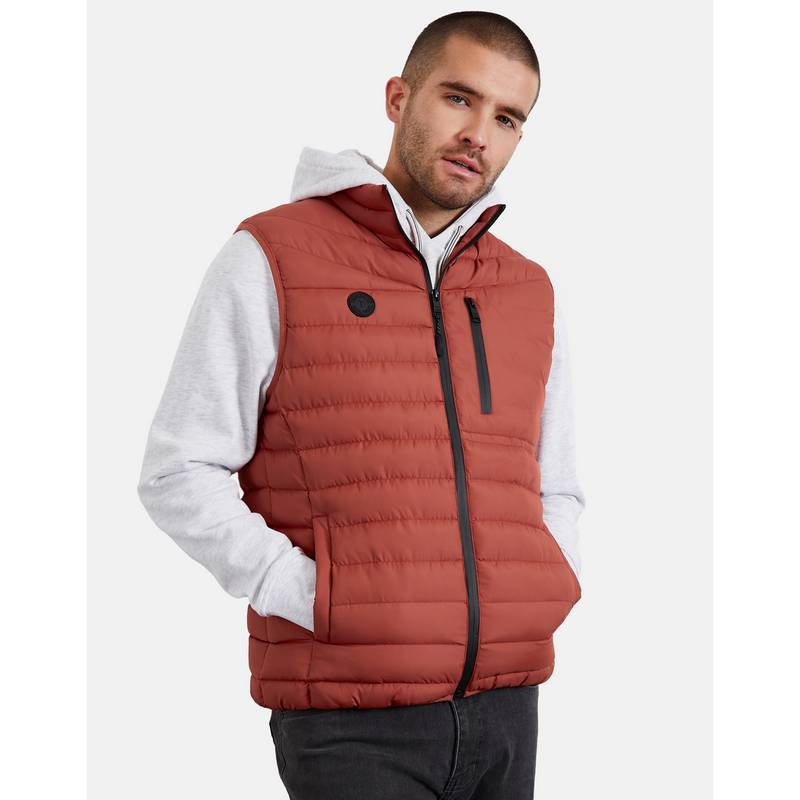 Threadbare THB Jacket Gilet Hunnigan Steppweste Herren