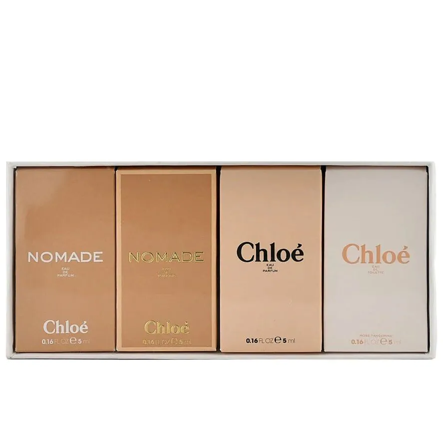 Chloé - Sæt (Chloe (W) EDP/S 5ml + EDT/S 5ml + Nomade (W) EDP/S 5ml + EDT/S 5ml)