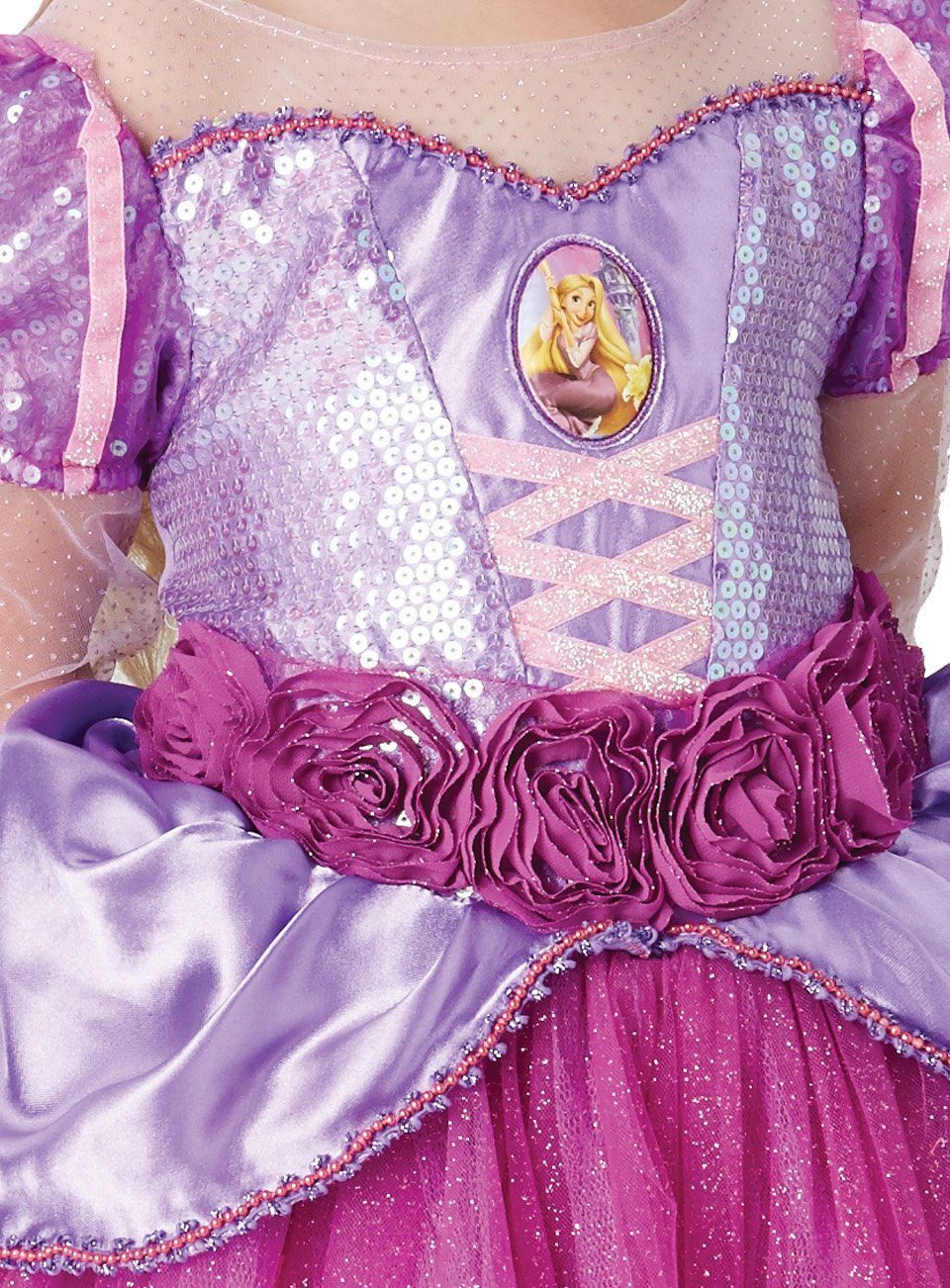 Rubie´s Kostüm  Prinzessin Rapunzel Tüllkleid für Kinder, Klassische Märchenprinzessin aus dem  Universum