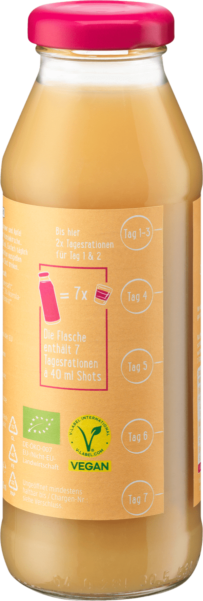 7 Tage Shot Ingwer Apfel, 280 ml