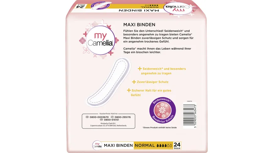 CAMELIA MAXI BINDE NORMAL 24ER