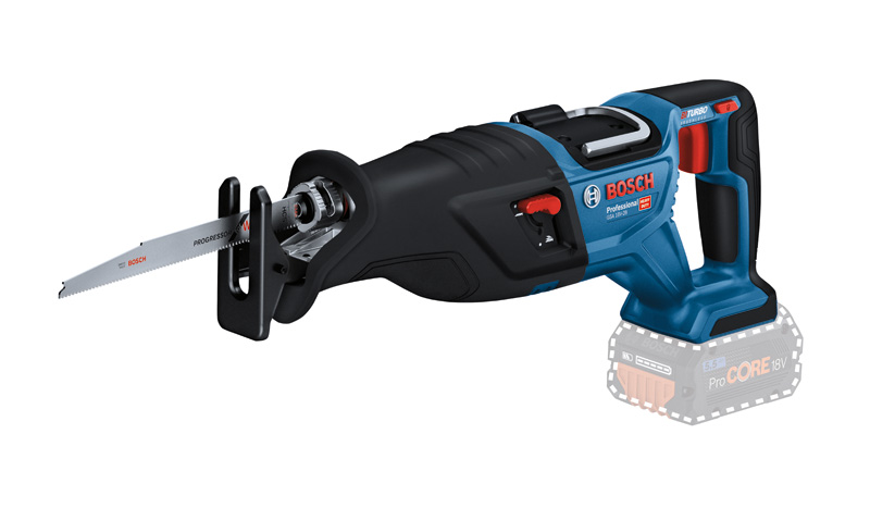 Bosch Blauw 0615V00061 Verktøysett med 8 verktøy 18V GBH 18V-22, GWS 18V-8, GDR 18V-215, GSB 18V-65, GKS 18V-57-2, GSA 18V-28, GOP 18V-34, GLI 18V-300 4x GBA 5,0Ah og lader GAL 12V/18V-80 i verktøyveske