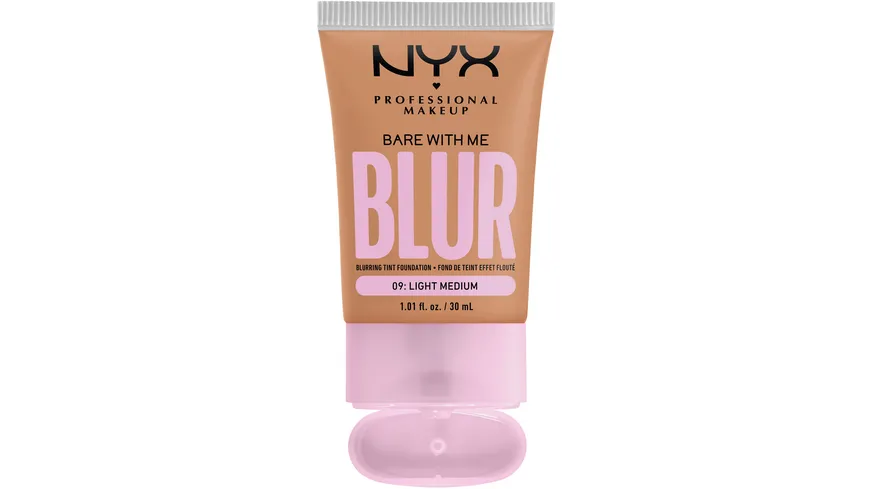 NYX PROFESSIONAL MAKEUP Bare with me Blur Tint Foundation 30 ml 09 - light medium