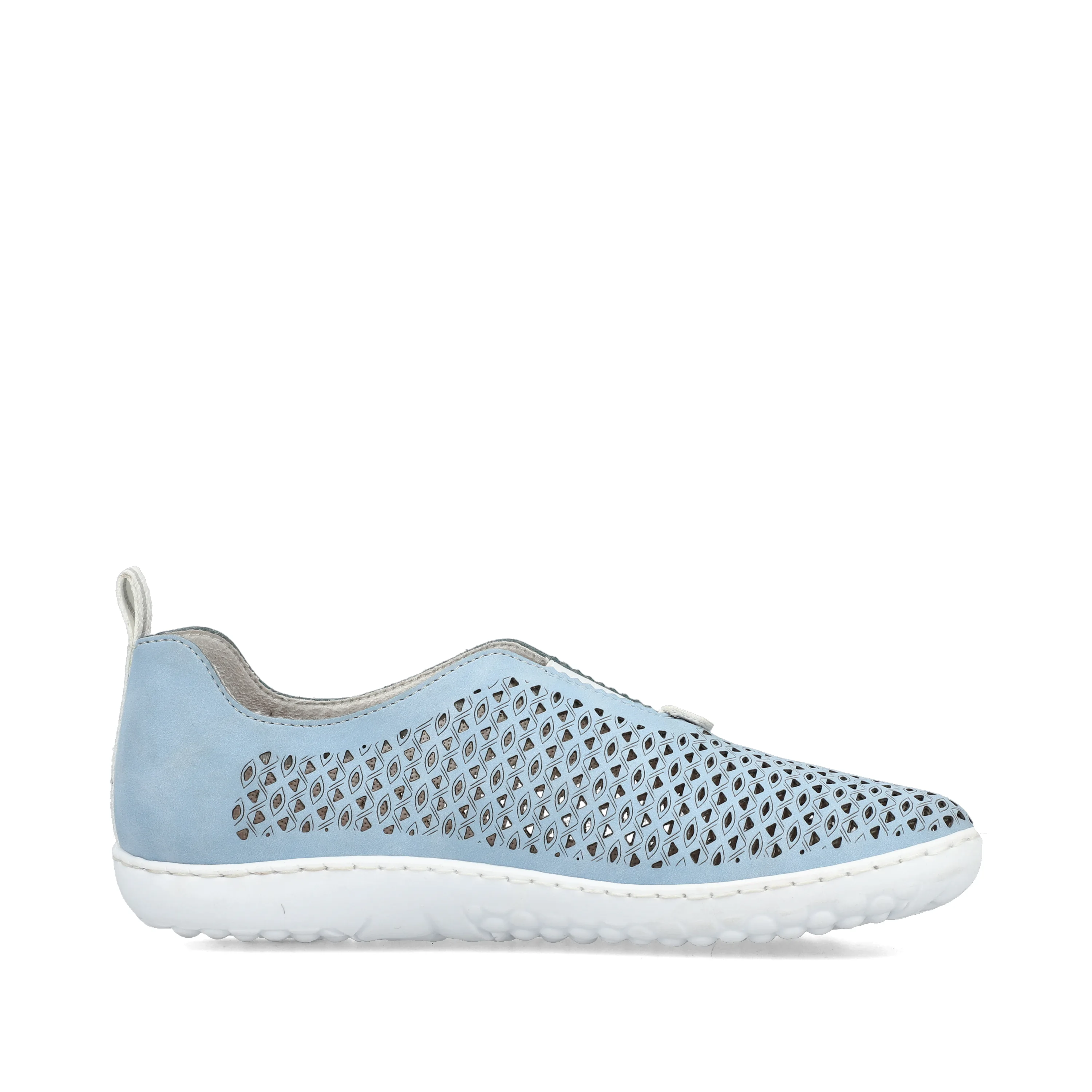 Rieker Damen Slipper hellblau
