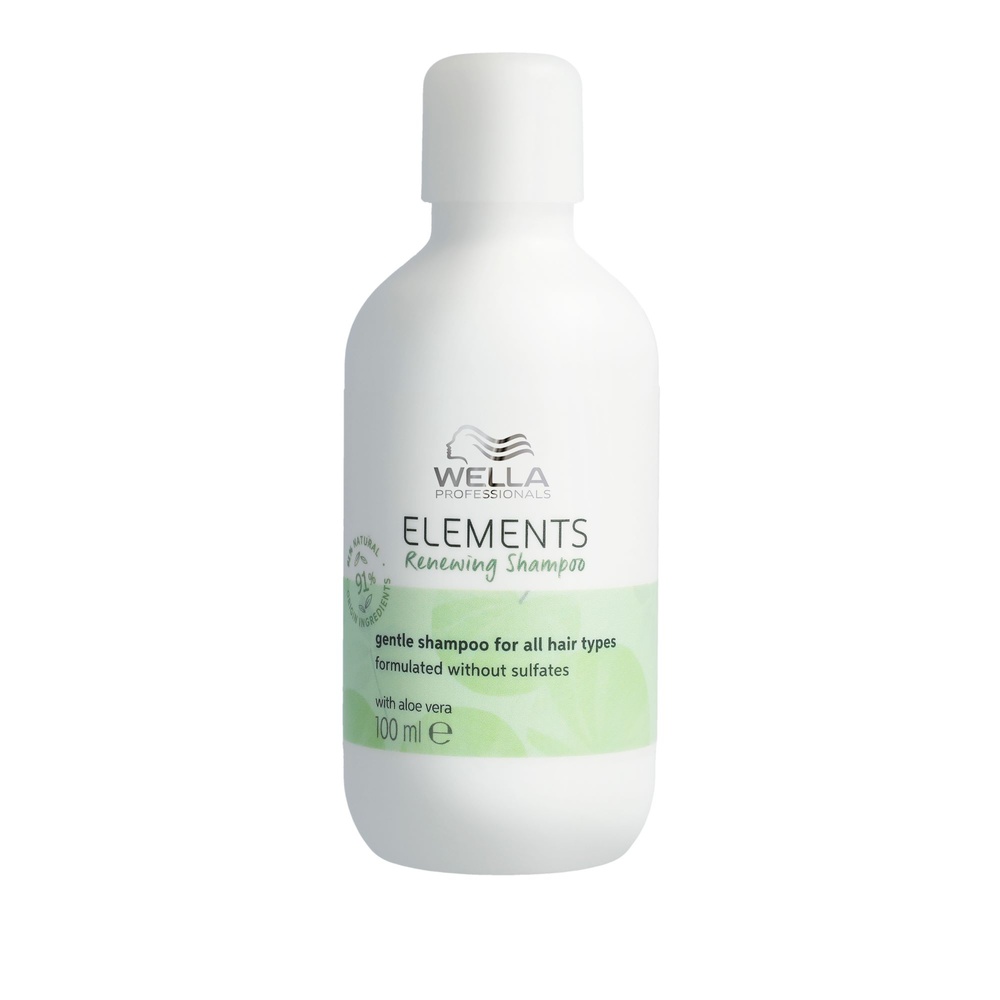 Wella Elements Shampoing Renewing sans sulfate pour tous types de cheveux Shampoing