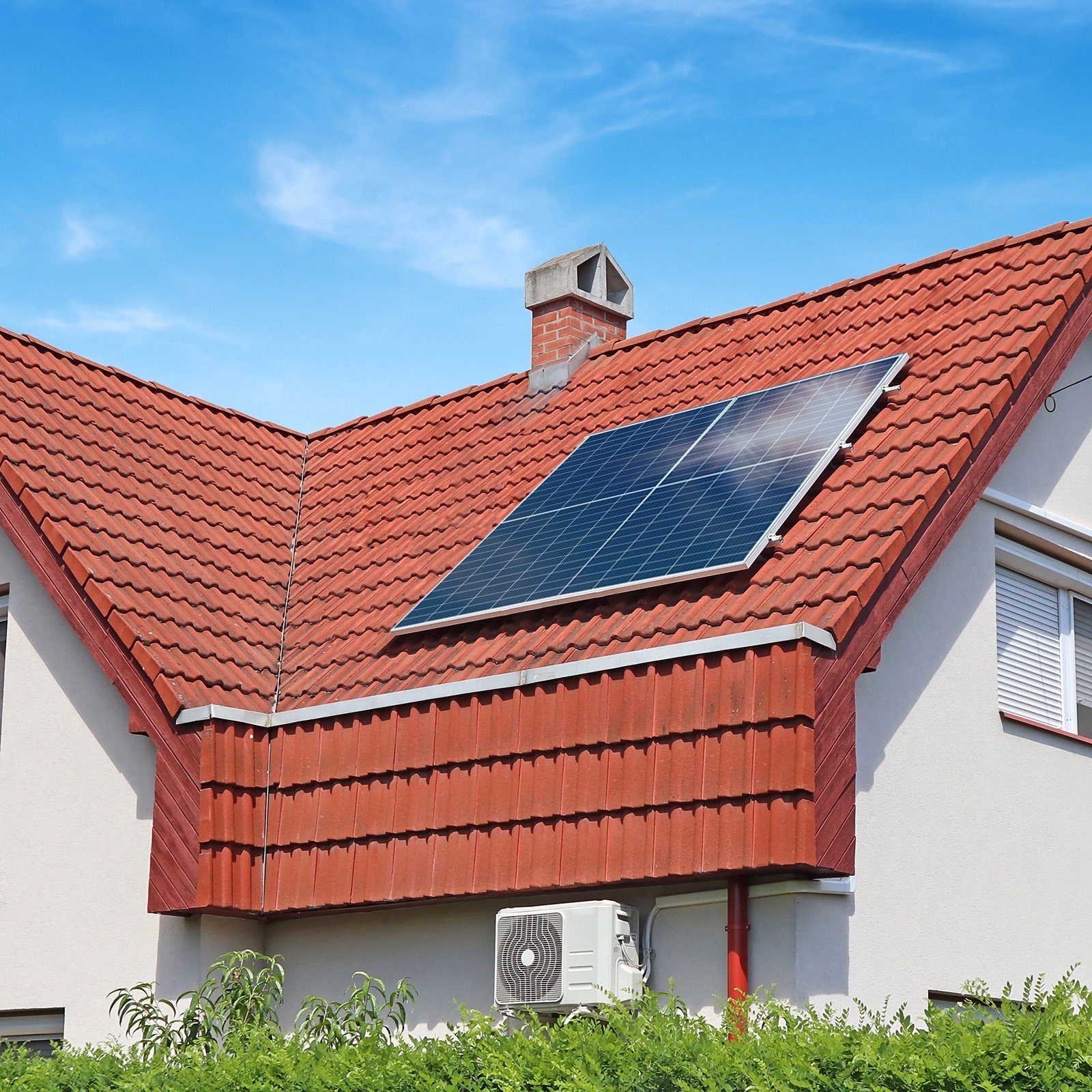 SUNNIVA Solaranlage Balkonkraftwerk 1100W, 1000,00 W, Monokristallin, (DEYE Wechselrichter (drosselbar auf 600W oder 800W), Solaranlage Komplettset mit 5m Anschlusskabel für Schuko Steckdose, Balkon Mini-PV Anlage mit WIFI APP und Stromerzeugung Mess