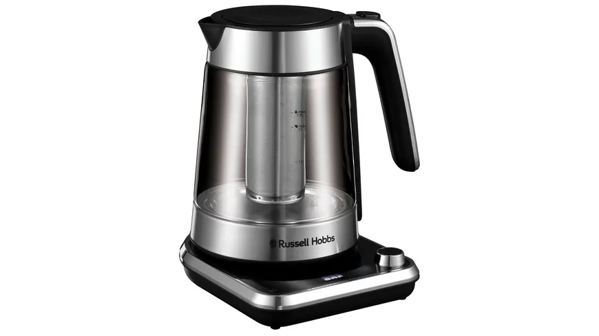 Russell Hobbs Attentiv Wasserkocher 26200-70 schwarz, silber