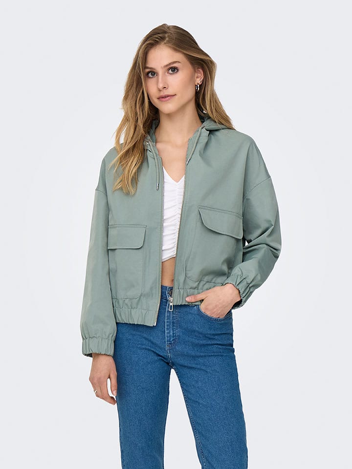 ONLY Übergangsjacke in Grün günstig kaufen