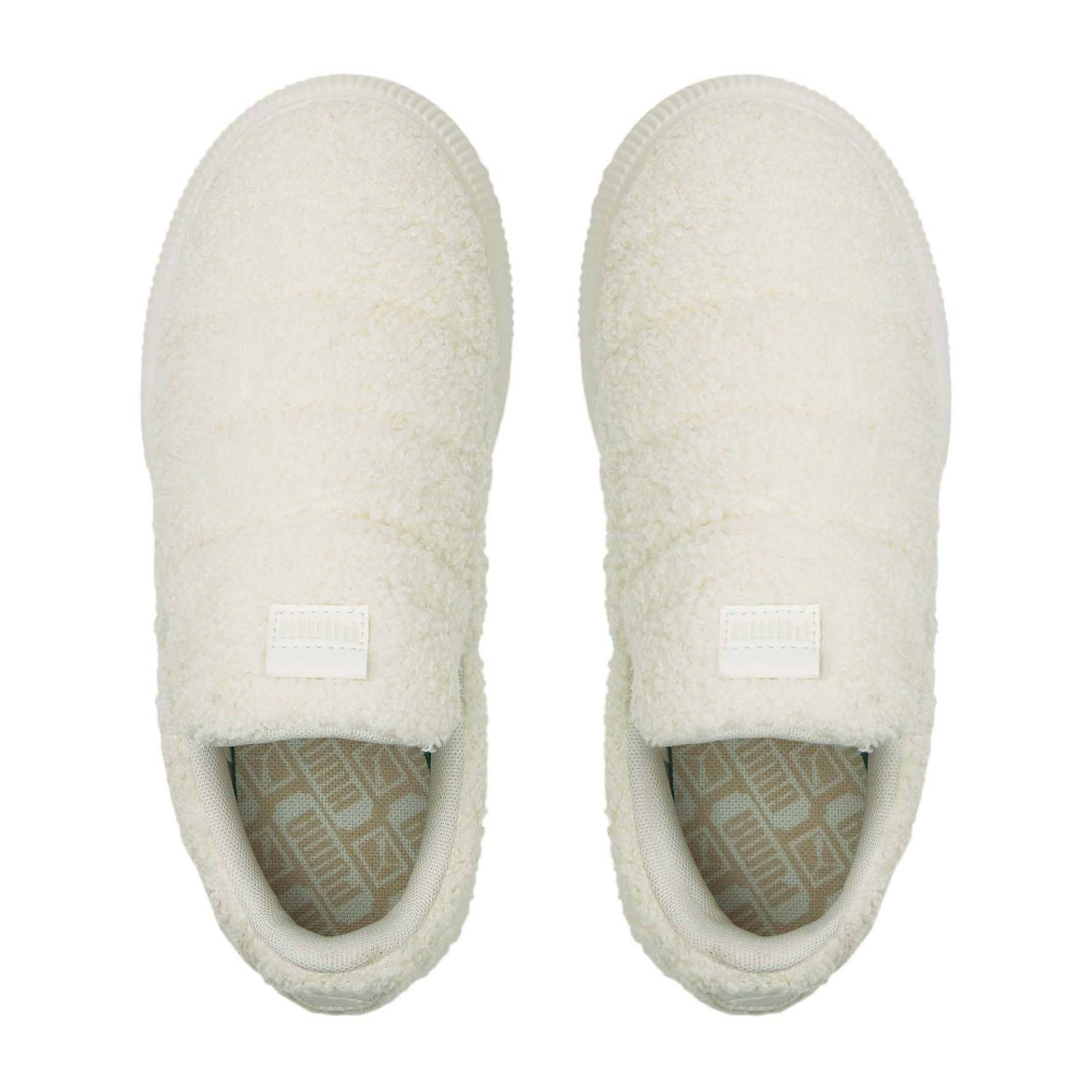 PUMA Suede Mayu Slip on Teddy 384887 02 / weiss
