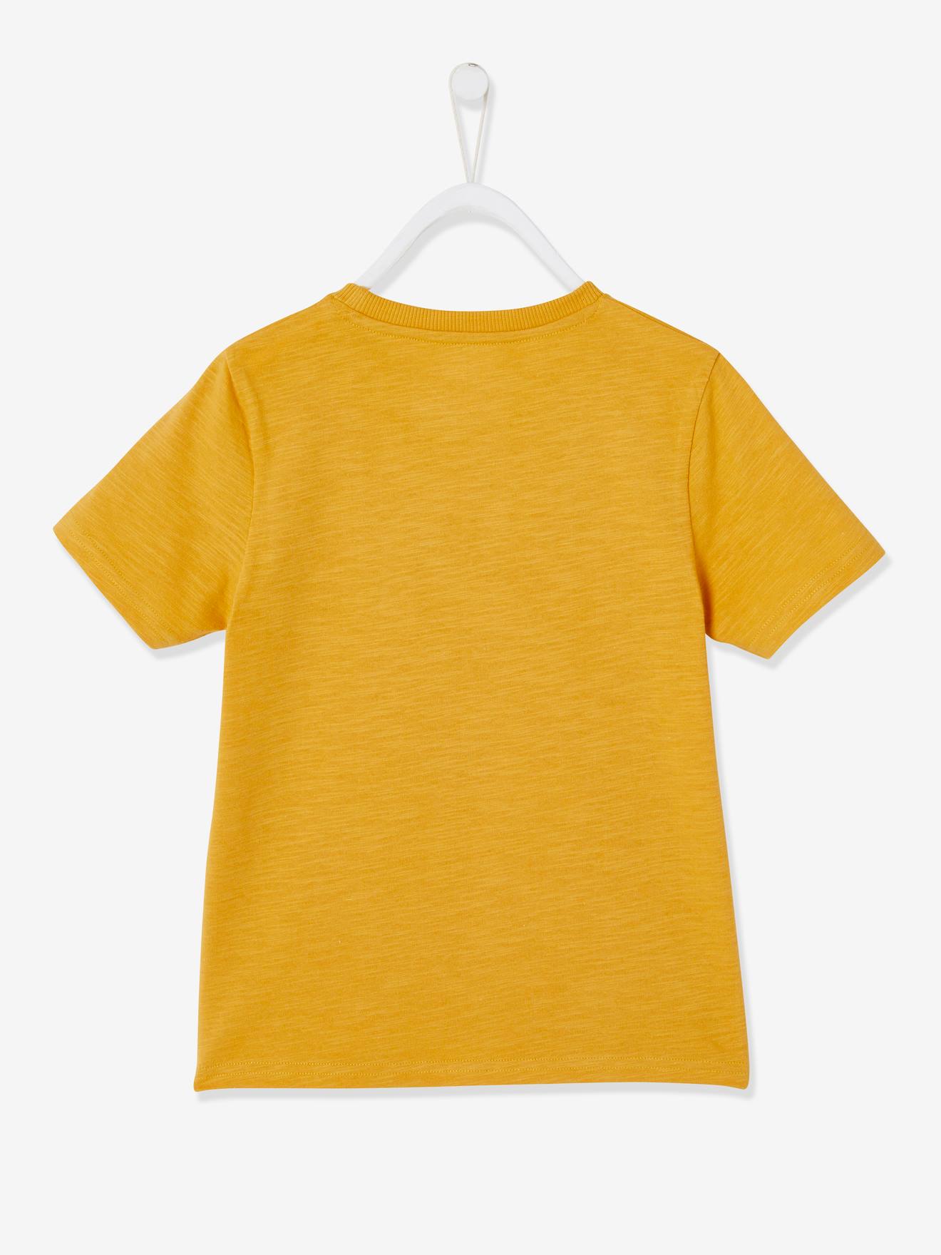T-shirt Basics personnalisable garçon manches courtes bordeaux