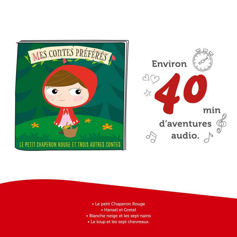 Figurine Tonie Le petit chaperon rouge et 3 autres contes Tonies