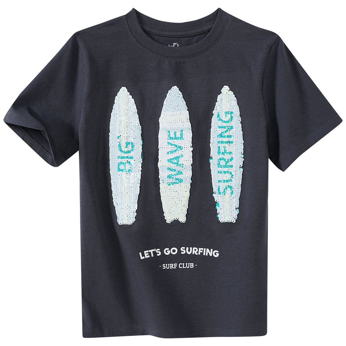 Jungen T-Shirt mit Wendepailletten