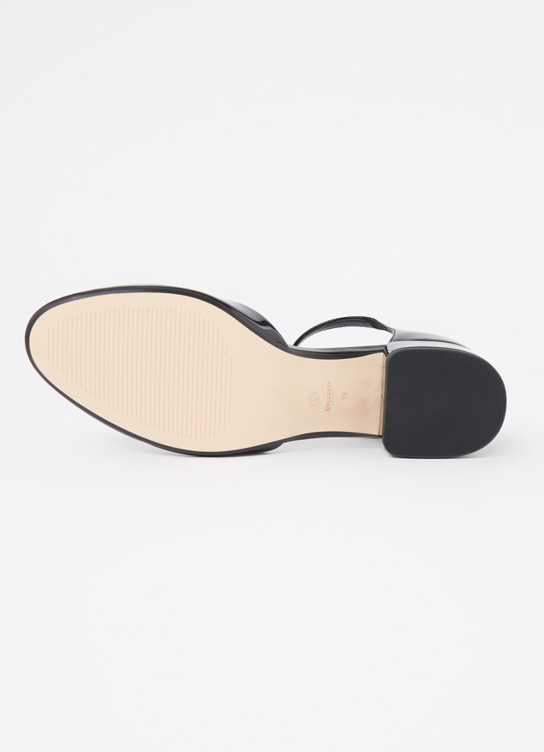 Dune London Dominos pumps med lakkfinish