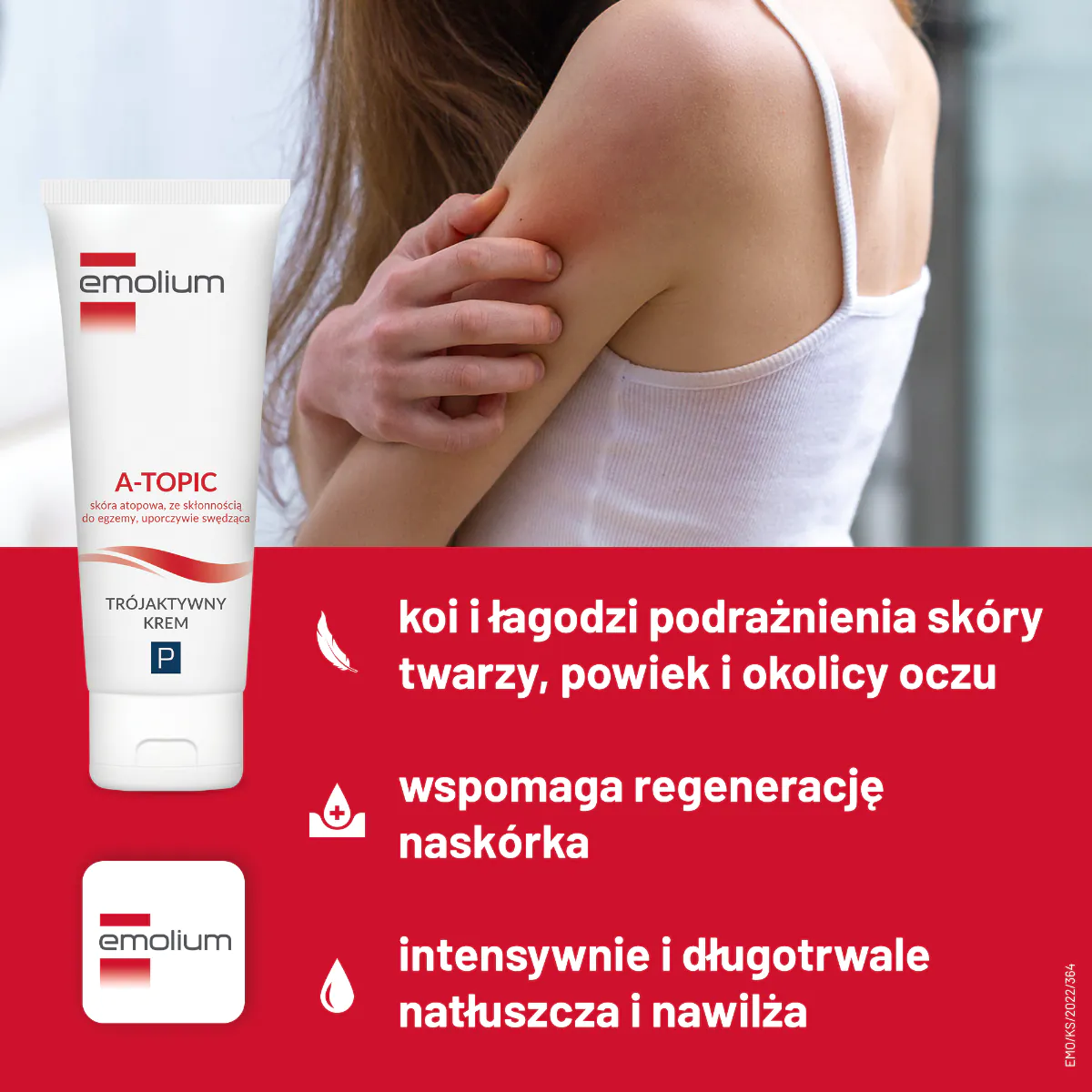 Emolium A-Topic Tri-active krema za lice i tijelo