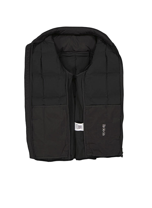 EA7, Daunenjacke, Mikrofaser wasserabweisesnd, schwarz