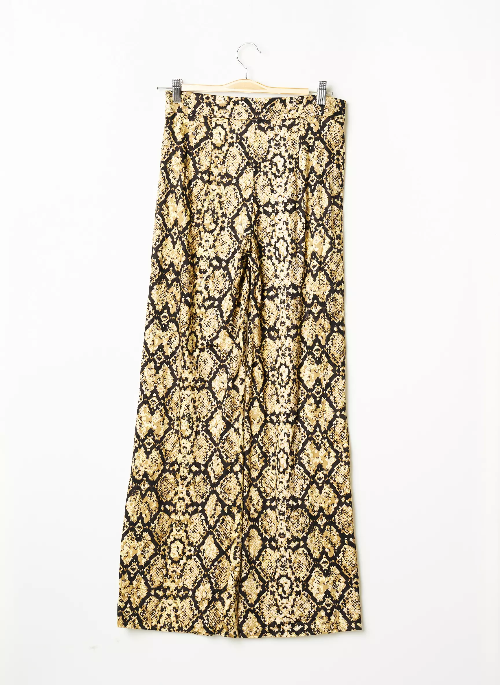 Lola Espeleta Pantalons Larges Femme couleur jaune