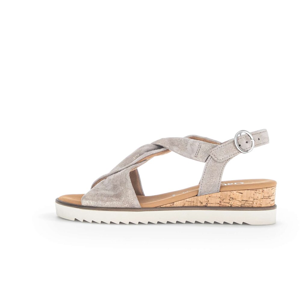 Gabor comfort Keilsandalette beige