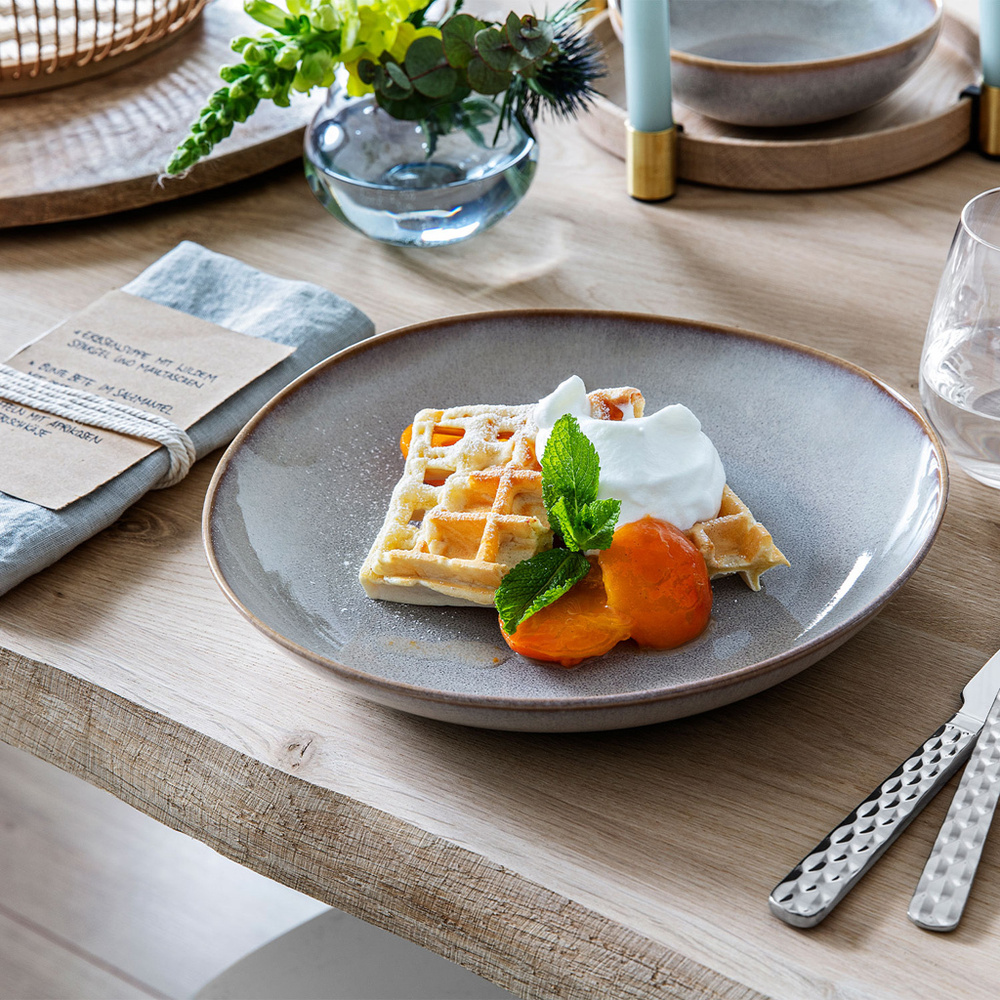like. by Villeroy & Boch Coupe plate Lave beige Bol