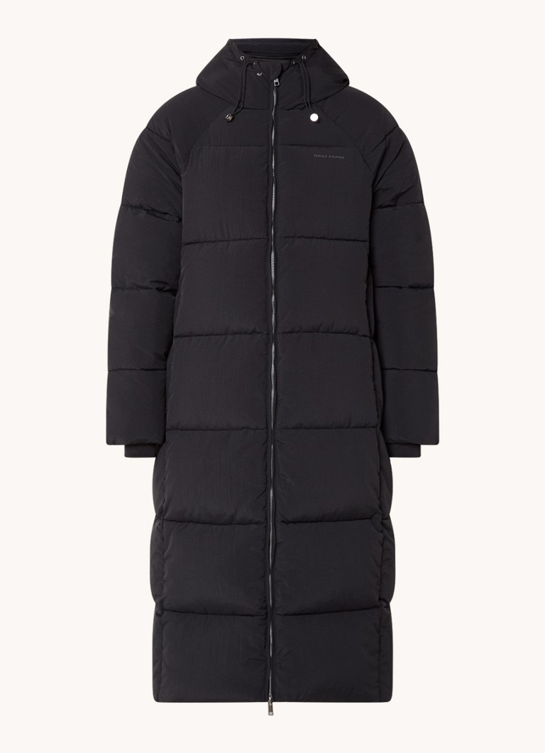 Daily Paper puffer jacket with hood and zip pockets
