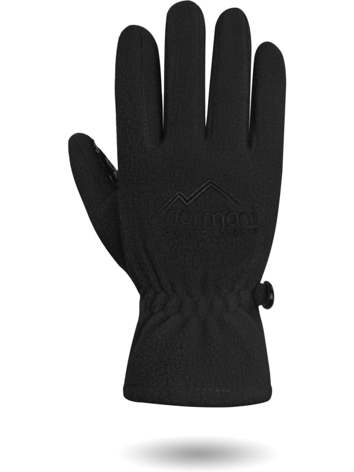 Normani Outdoor Sports Kinder Fleecehandschuhe Mississauga in Schwarz günstig kaufen