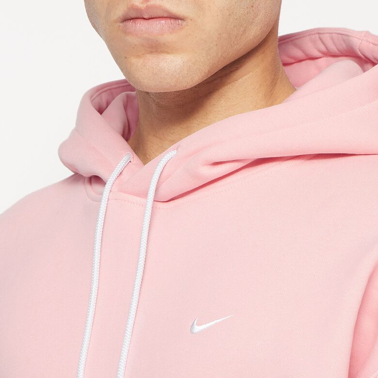 NIKE NRG Solo Swoosh Fleece Hoodie bleached coral/white