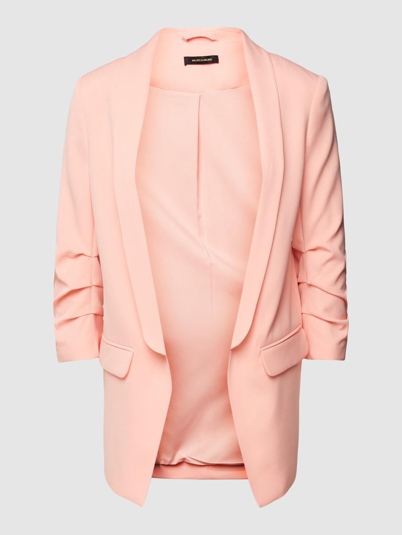 Blazer mit Reverskragen in lachs