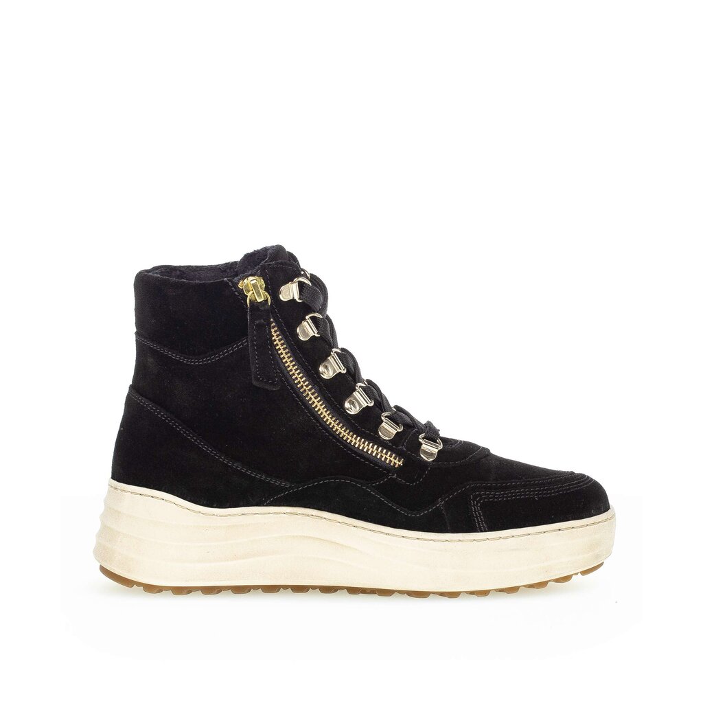 Gabor comfort Schnürstiefelette schwarz