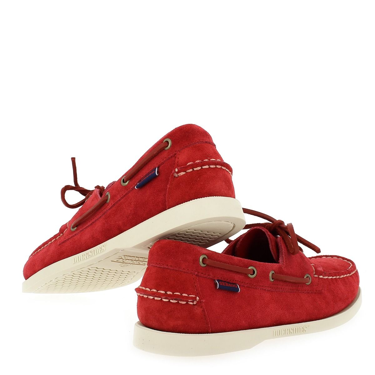 Sebago  DOCKSIDE PORTLAND SUEDE - Rouge
