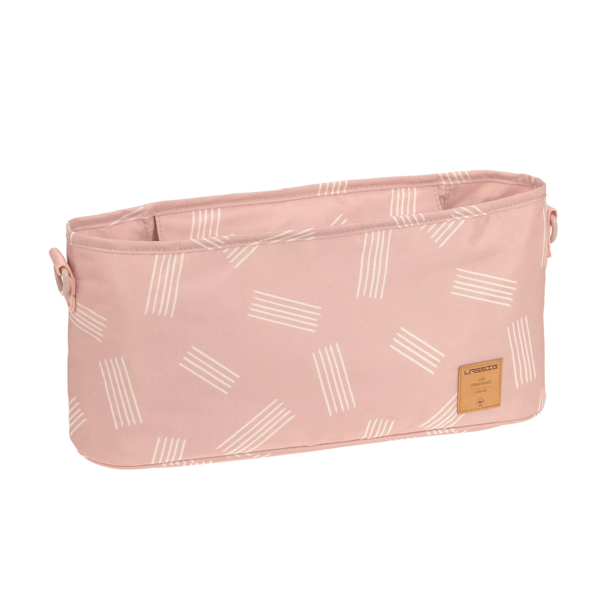 Kinderwagen Organizer - Soft Stripes Rose, Rosa