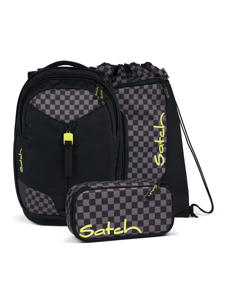 Satch Match Schulranzen-Set 3-teilig in dark skate günstig kaufen onesize