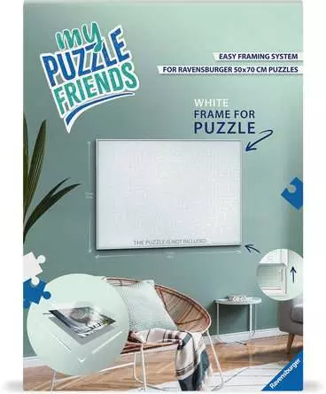 Puzzle-Rahmen weiß