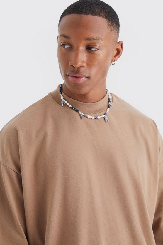 Oversize T-Shirt mit halben Ärmeln