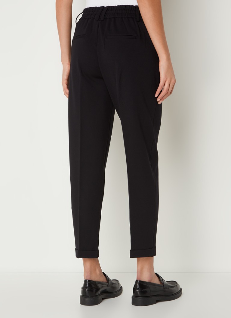 Pantaloni cropped a vita alta Benetton con taglio affusolato e coulisse