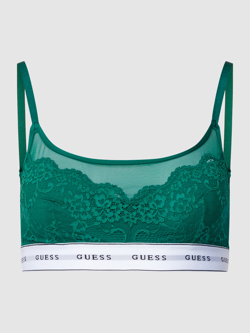 Bralette mit elastischem Bund Modell 'BELLE' in grün