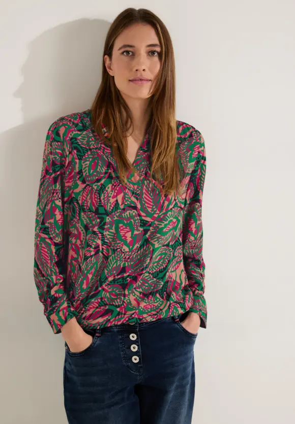 CECIL Bluse mit Multicolorprint