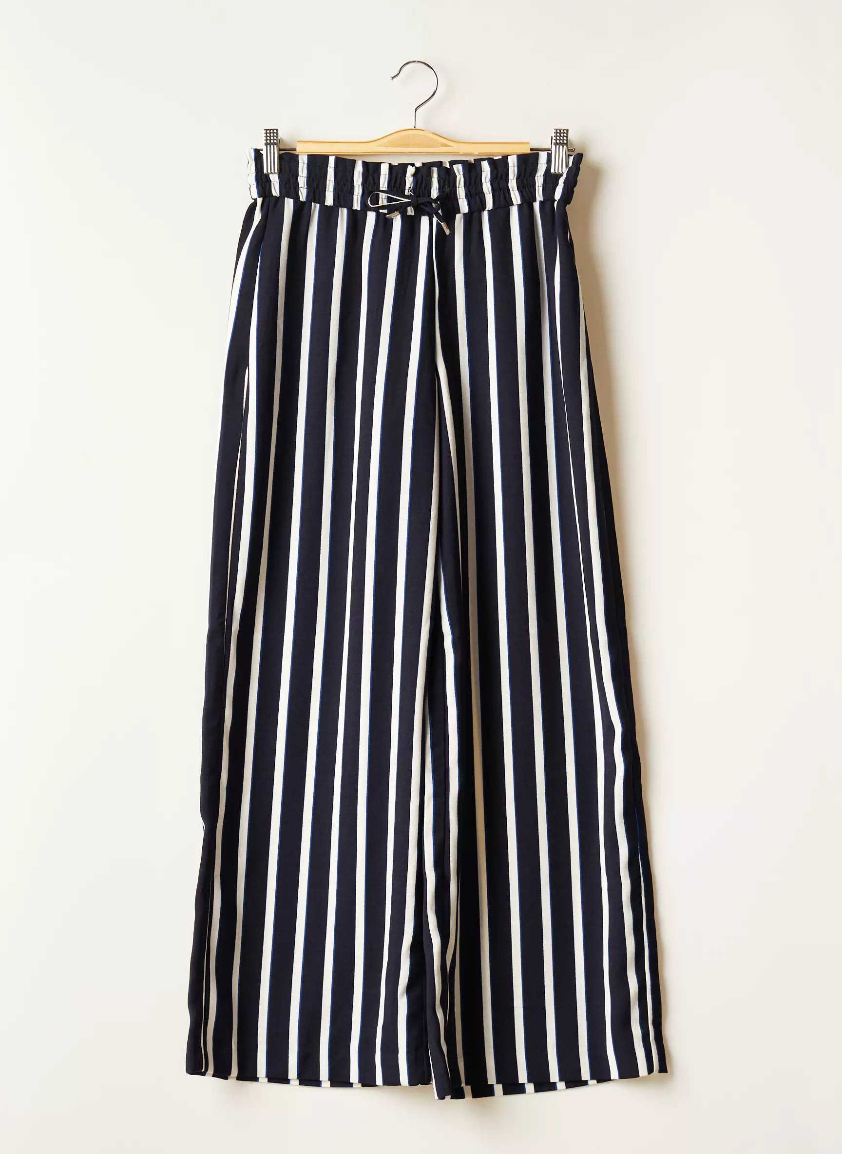 Only Pantalons Larges Femme couleur bleu