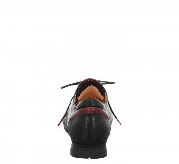 MENSCHA Schnürschuh - Schwarz/Kombi