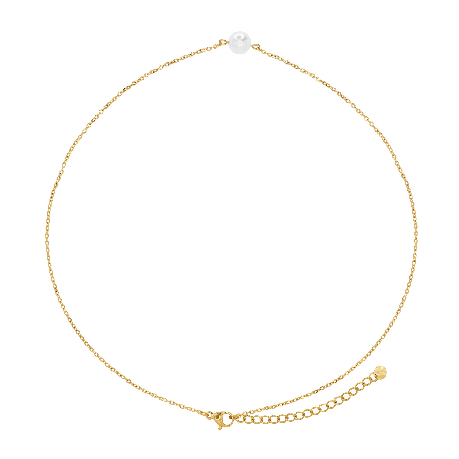 Collier Edith couleur or de Heideman