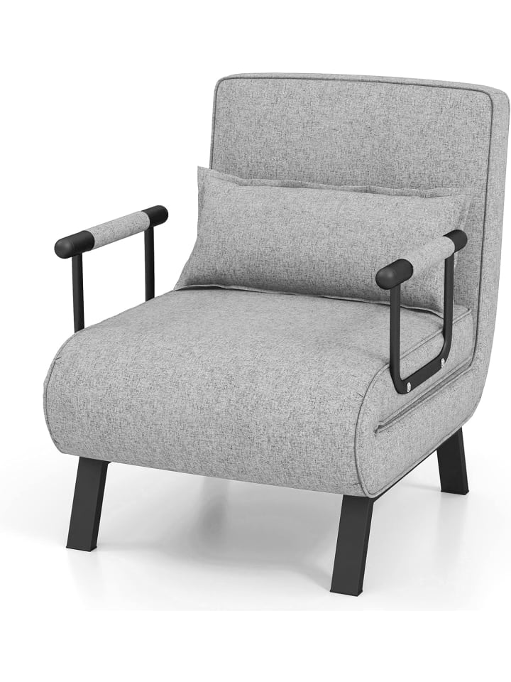COSTWAY Schlafsessel Klappbar in Grau günstig kaufen onesize