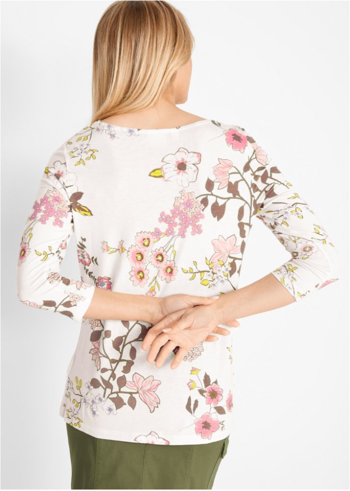 Shirt mit Blumendruck