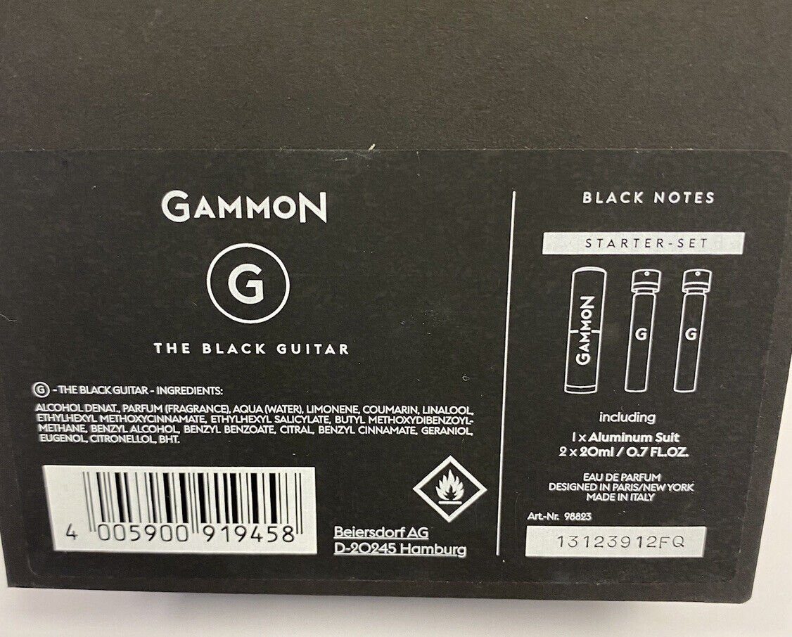 GAMMON Eau de Parfum Black Notes - G