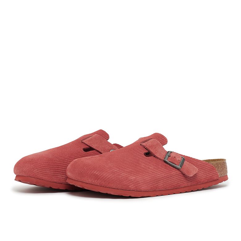 Birkenstock Boston VL Corduroy sienna red
