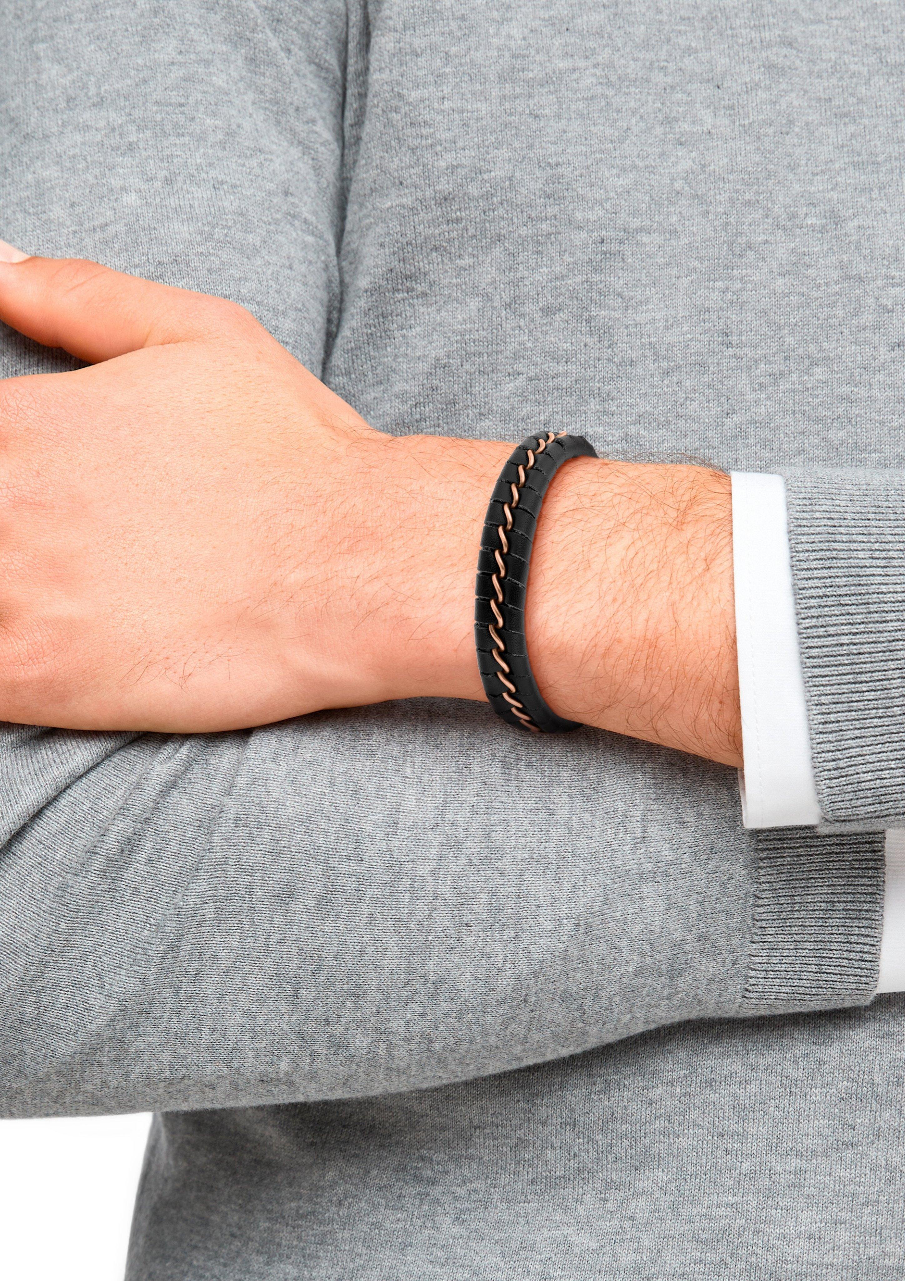 Geflochtenes Lederarmband  6009621-85B0