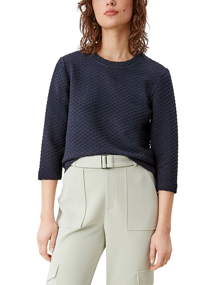 s.Oliver BLACK LABEL Bluse in Dunkelblau günstig kaufen