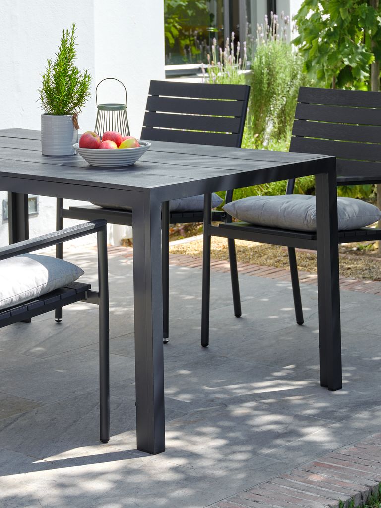 Table de jardin MADERUP MADERUP L90 x l150 noire